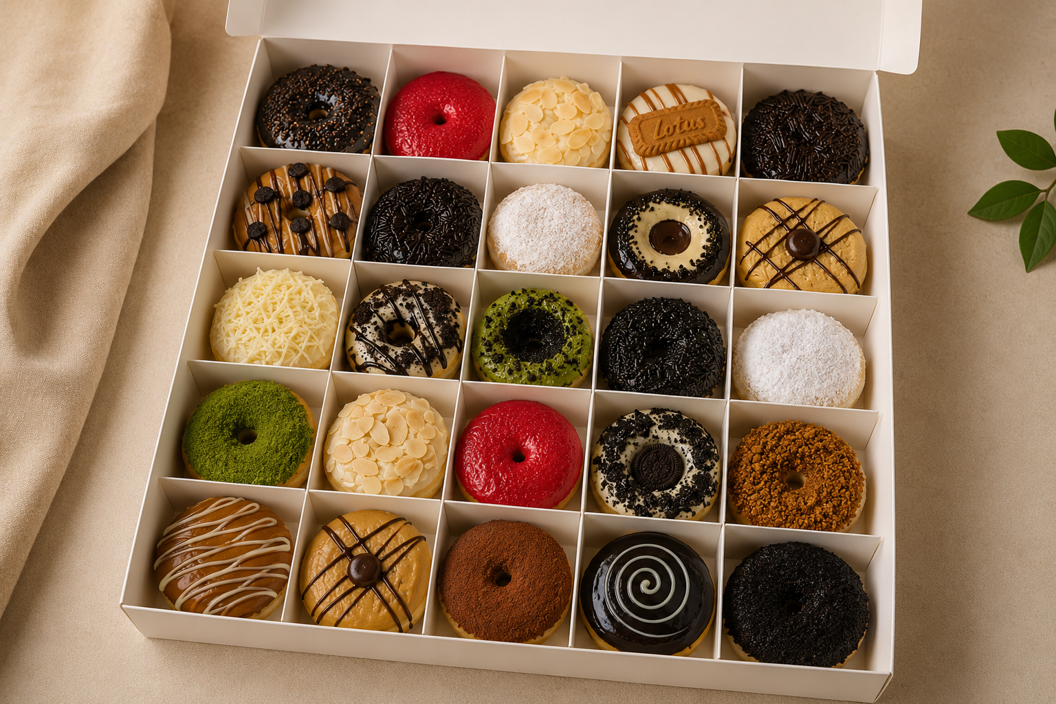 Box wadah donat Donattour